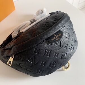 Louis Vuitton Black Embossed Women's Bag
